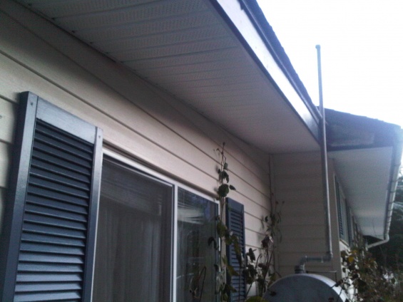 Entrance soffit - Copyright